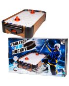 Table De Air Hockey blanc et marron - 51x31x10 Cm 6 ans +