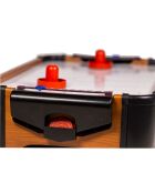 Table De Air Hockey blanc et marron - 51x31x10 Cm 6 ans +