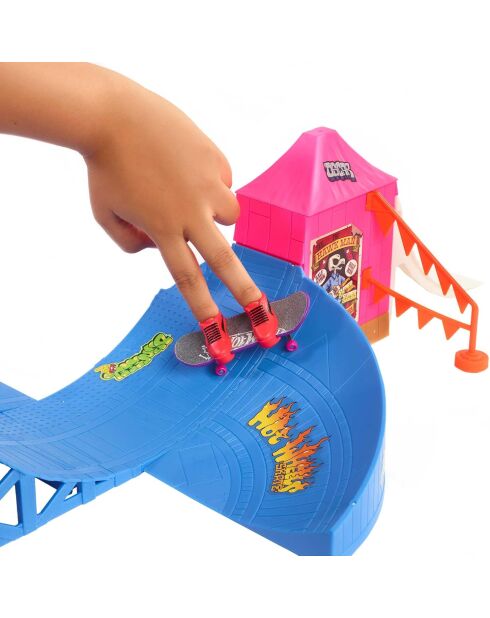 Coffret Skate Skatepark Pack Attractions, 1 Fingerboard Tony Hawk multicolores 4 ans +