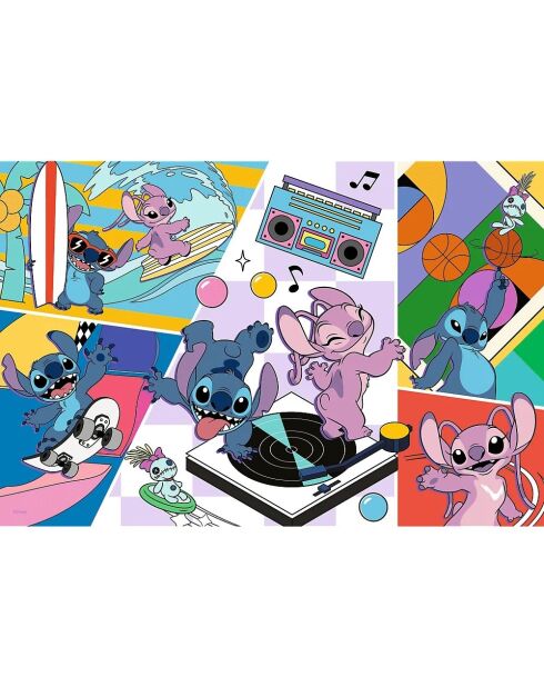 LILO & STITCH - Souvenirs - Puzzle 100pcs multicolores - 5ANS +