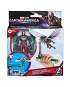 HASBRO Figurine Falcon Commandes de vol, Marvel Epic Hero Series Captain America: Brave New World, multicolores des 4 ans+
