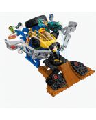 Monster Trucks Arena Smashers Combat Mega-Wrex vs Gorzilla Coffret avec véhicule Mega-Wrex inclus 2 Voitures multicolores 4 ans +