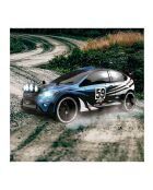 Coche de rally extremo con mando a distancia, azul y negro, 1:16, 2.4 GHz, 28 cm x 11 cm x 14 cm, 4 años o más