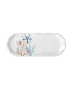 Plat long en mélamine ocean tide multicolore - 16 x 40 cm