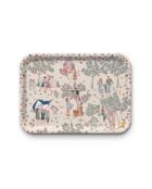 Plateau rectangulaire kraft L mat Ecole de vie multicolore - 30 x 40 cm