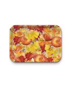 Plateau rectangulaire kraft L Automne multicolore - 30 x 40 cm