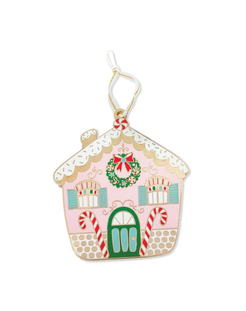 Décoration de Noël à suspendre Maison Bonbon (maison) multicolore - D.10 cm