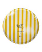 Plateau rond kraft douce nuit multicolore - D.42 cm