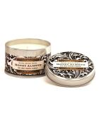 Vela aromática multicolor Honey Almond en caja de metal - 113 g