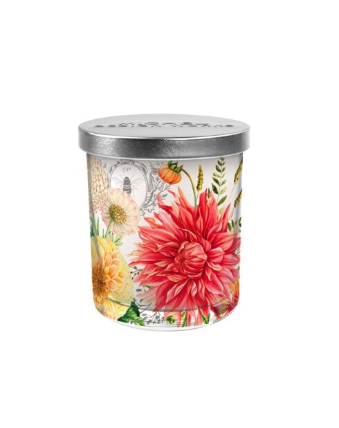 Bougie Parfumée et couvercle Dahlias multicolore - 209 g
