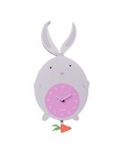Rabbit Chic Mic veelkleurige FSC-gecertificeerde houten kinderklok - 53 x 3 x 25,5 cm