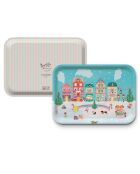 Vassoio rettangolare Kraft L multicolore opaco Christmas Gourmand Christmas - 30 x 40 cm