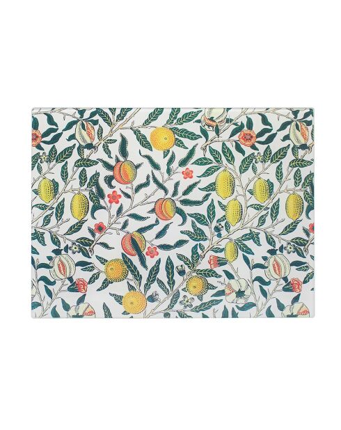Planche à découper en verre william morris (Fruits) multicolore - 40 x 30 cm