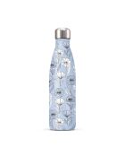 Gourde isotherme fleurs bleues multicolore - 500ml