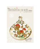 Decorazione natalizia da appendere bellissima notte di Natale (cavallo) multicolore - 10 cm