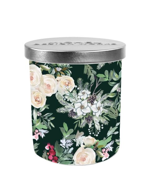 Vela aromática multicolor Winter Garden con tapa, 209 g