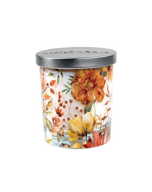 Bougie Parfumée et couvercle fall leaves & flowers multicolore - 209 g