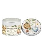 Candela profumata Peace on Earth multicolore in scatola di metallo - 155g