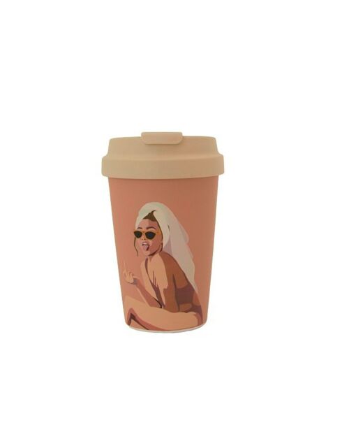 Kylie Bioloco Plant Easy Cup° tazza da viaggio marrone, 350 ml