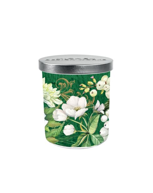 Winter Blooms, candela profumata multicolore con coperchio, 209 g