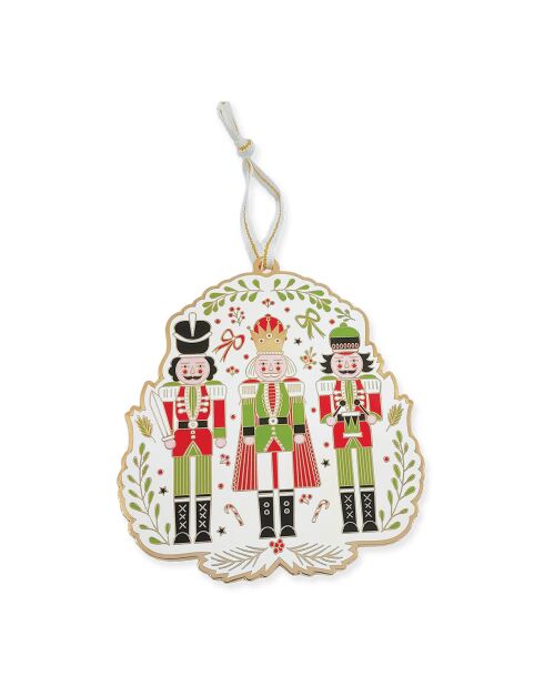 Décoration de Noël à suspendre Magie Noël (nutcracker blanc) multicolore - D.10 cm