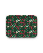 Plateau rectangulaire kraft L Colibri multicolore - 30 x 40 cm