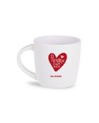 Tasse déjeuner céramique La famille c'est tout (fille) blanche - 350ml