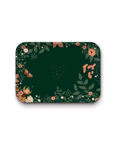 Plateau rectangulaire kraft L mat La Parenthèse multicolore - 30 x 40 cm