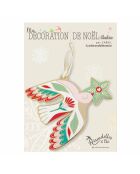 Décoration de Noël à suspendre Maison bonbon (hirondelle) multicolore - D.10 cm
