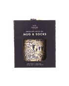 Coffret mug en céramic et chaussette joules (Male) multicolore - 16,5 x 22 x 3,5 cm