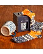 Coffret mug en céramic et chaussette joules (Male) multicolore - 16,5 x 22 x 3,5 cm