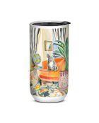 Tazza gigante in ceramica multicolore Frenchie Uptown Pets, 16 x 8 cm