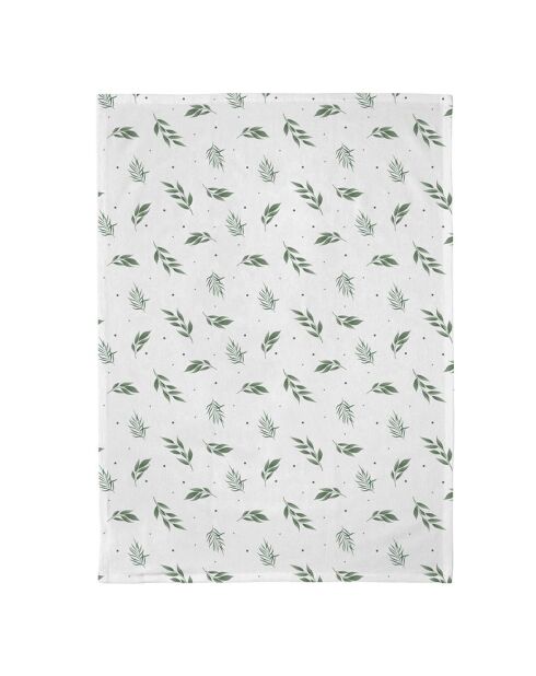Strofinaccio da tè in cotone biologico multicolore Elegant Leaves Chic Mic - 50x70 cm