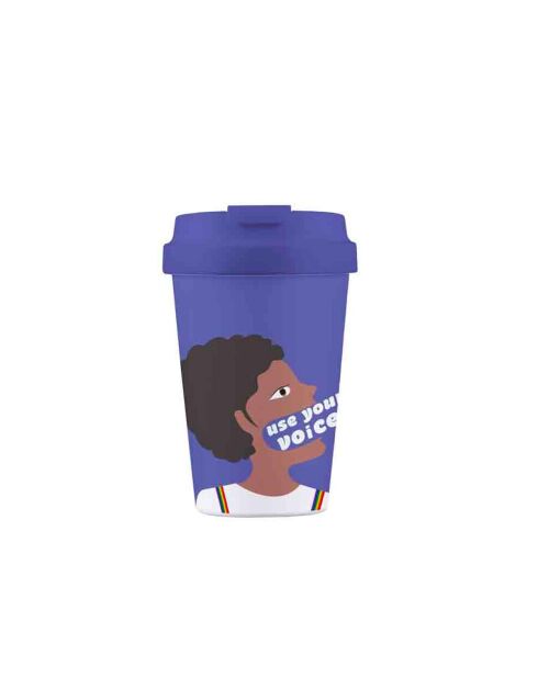 Usa la tua voce Bioloco Plant Easy Cup tazza da viaggio viola - 350 ml