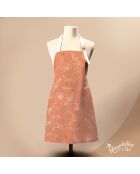 Tablier en coton biologique fleurever nude