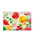 Coupelle rectangulaire en verre Poppies and Posies multicolore - 11 x 16 cm