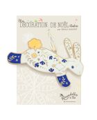 Decorazione natalizia da appendere Scandy winter (Rabbit) multicolore - D.10 cm