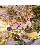 Decorazione natalizia da appendere Scandy winter (Rabbit) multicolore - D.10 cm