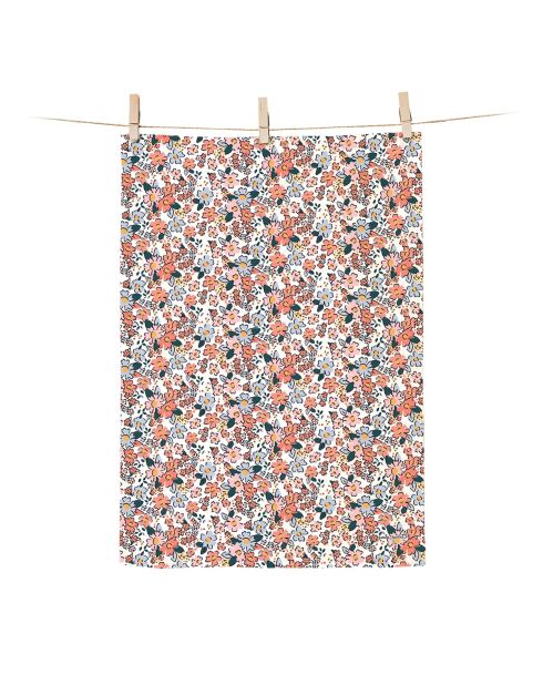 Strofinaccio Liberty Brush in cotone biologico multicolore - 50 x 70 cm