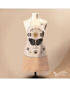 Tablier en coton biologique suis ton intuition multicolore