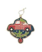 Weihnachtsanhänger Noël Folk (Pickup) mehrfarbig - D.10 cm