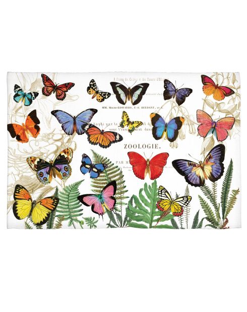 Tappeto tessuto a mano con farfalle multicolore - 51 x 76 cm