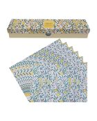 Scatola da 6 fogli di carta profumata William Morris (Frutta) multicolore - 49 x 52 cm