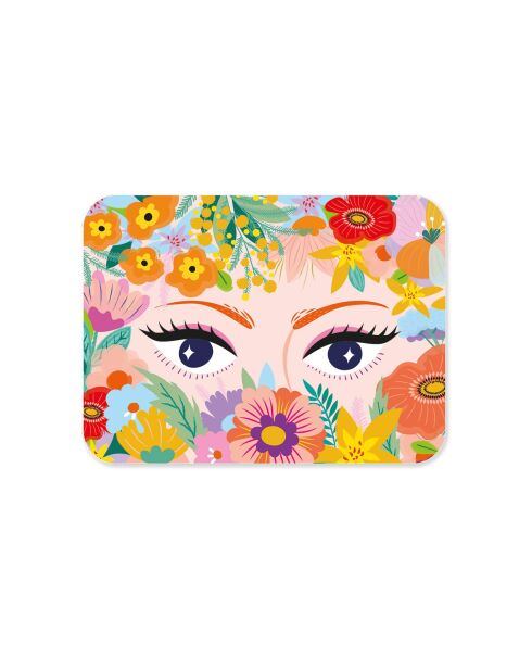 Caja metálica rectangular Joli Jardin multicolor - 2,2 x 8,5 x 11,5 cm