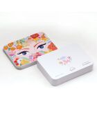 Boîte rectangulaire en métal Joli Jardin multicolore - 2,2 x 8,5 x 11,5 cm