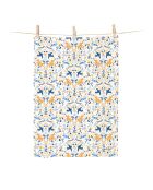 Torchon en coton biologique Scandy Winter multicolore - 50 x 70 cm