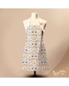 Tablier en coton biologique scandy winter multicolore