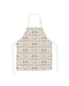 Tablier en coton biologique scandy winter multicolore