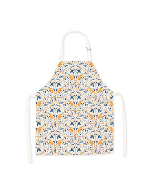 Tablier en coton biologique scandy winter multicolore