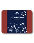 Caja metálica con cartas de póquer y fichas Joules (masculinas) multicolores, 15 x 20 cm